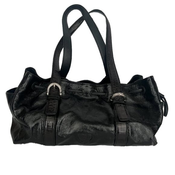 Brighton Drawstring Long Shoulder leather bag - Picture 1 of 9